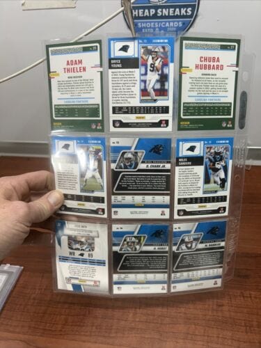 Carolina Panther 9 Card Lot 2023 Optic,Zenith,Contenders