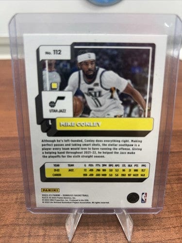 Mike Conley 2022-23 Panini Donruss Green Laser #112 Utah Jazz