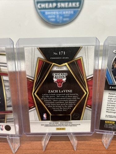 ZACH LAVINE #171 2021-22 PANINI SELECT Premier Level Silver Prizm Lot
