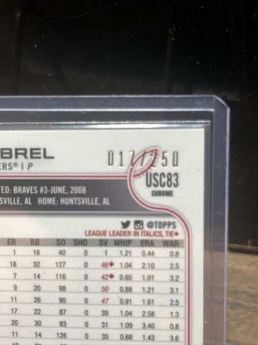 Craig Kimberly Teal Refractor #017/250 2022 Topps Chrome Card #USC83 L
