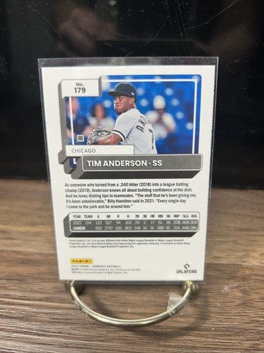 Tim Anderson 2022 Panini Donruss Baseball Yellow Parallel #179 Chicago