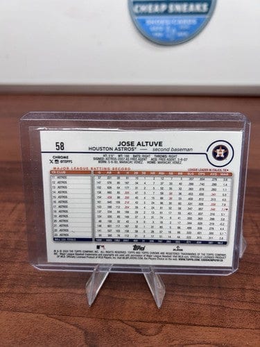 2024 Topps Chrome Logofractor Edition Jose Altuve #58