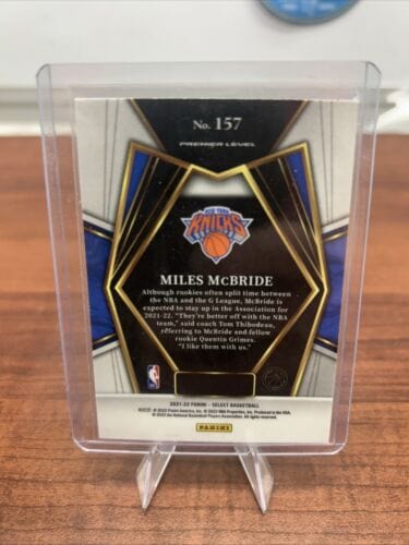 Mile McBride 2021-22 Panini Select Basketball #157 Premier Level (RC)