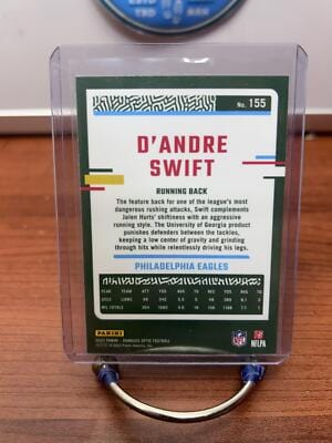 D'Andre Swift 2023 Donruss Optic #155 Philadelphia Eagles