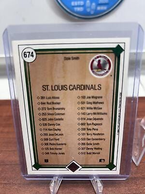 Ozzie Smith 1989 Upper Deck #674 St. Louis Cardinals