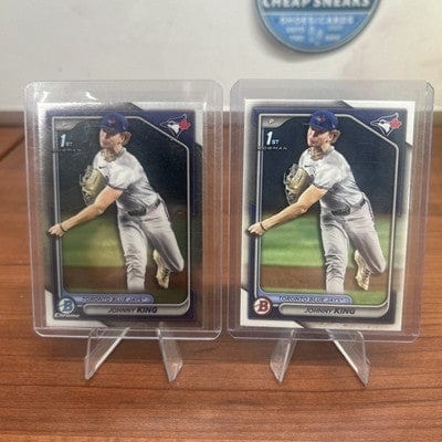 Johnny King 2024 Bowman Draft Chrome 1st Bowman #BDC-36 Blue Jays + B