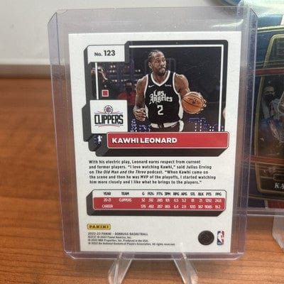 Kawhi Leonard 2022-23 Panini Donruss Basketball Green Holo Laser Clipp