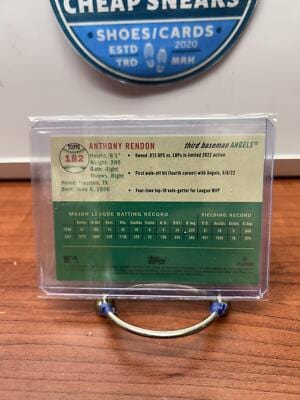 Anthony Rendon 2023 Topps Chrome Platinum Anniv Blue Prism Refractor #
