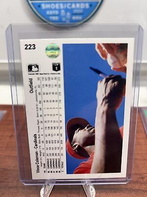 Vince Coleman 1990 Upper Deck #223 St. Louis Cardinals