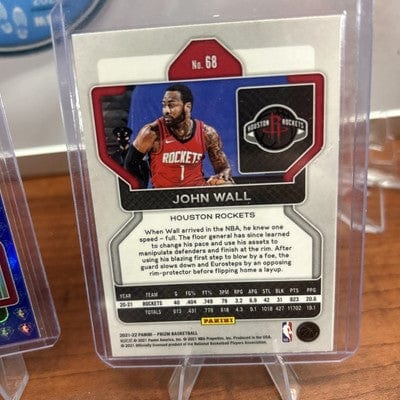 John Wall 2021 Panini Blue Halo Prizm NBA 75th Anniversary SP#68 Houst