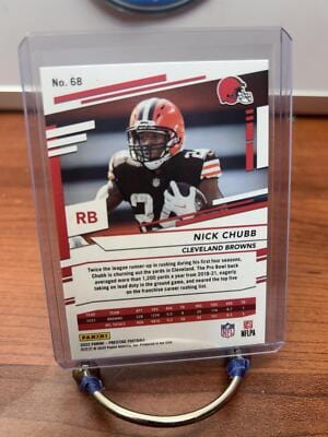 Nick Chubb 2022 Panini Prestige Xtra Points Astral #68 Cleveland Brown