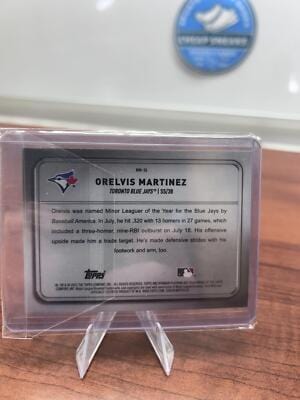 Orelvis Martinez 2022 Bowman Platinum Minted in Merit #MM-15 Toronto B