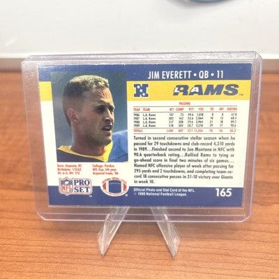 1990 Pro Set - #165 Jim Everett