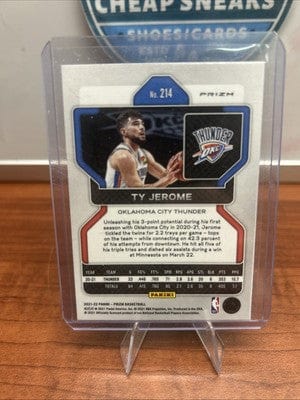 Ty Jerome Red White Blue 2021 Panini Prizm Basketball #214 OKC Thunder