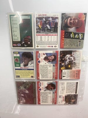 Atlantan Falcons Lot (9) Jeff George 1995 Sportsflix ,Andre Rison 95 U