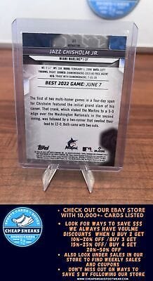 Jazz Chisholm Jr. 2023 Bowman's Best Refractors #21 Miami Marlins