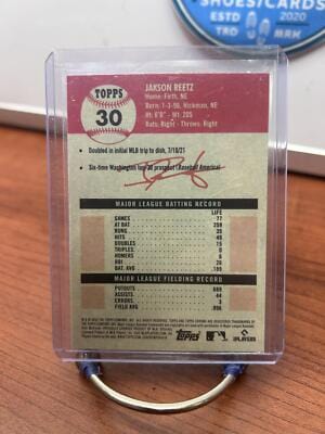 Jakson Reetz RC 2022 Topps Chrome Platinum Anniversary #30 Milwaukee B