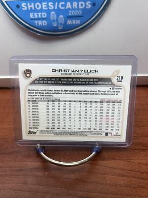 Christian Yelich 2022 Topps Chrome Prism Refractor #210 Milwaukee Brew