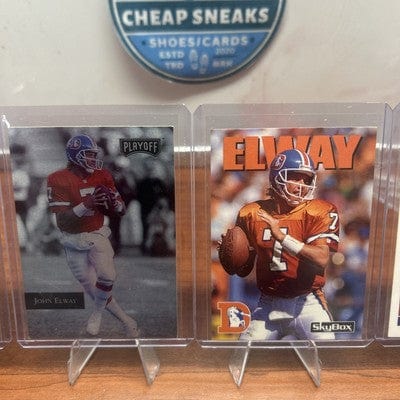 John Elway 5 Card Lot Denver Broncos 91-92 Upper Deck, 92 Topps Stad C