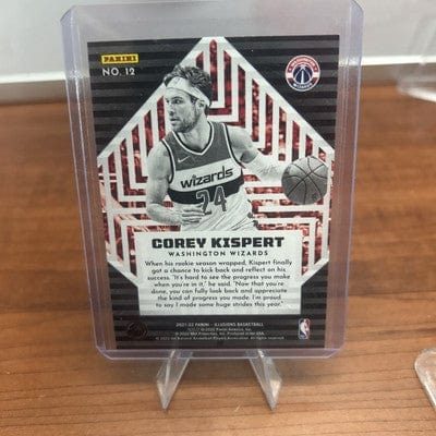 2021-22 Panini Illusions Instant Impact #12 Corey Kispert