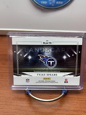 2023 Panini Impeccable #RLA-TS Tyjae Spears Rookie Landscape Silver #/