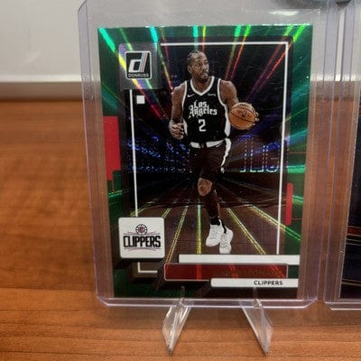 Kawhi Leonard 2022-23 Panini Donruss Basketball Green Holo Laser Clipp