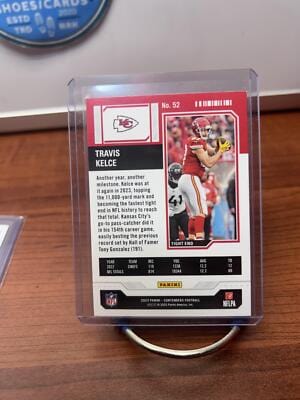 Travis Kelce 2023 Panini Contenders #52 Season Ticket Kansas City Che