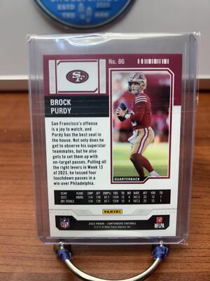 Brock Purdy 2023 Panini Contenders Season Ticket #86 San Francisco 49e