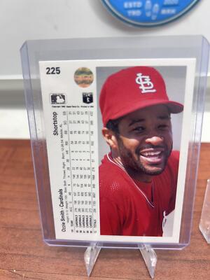 Ozzie Smith 1990 Upper Deck #225 St. Louis Cardinals