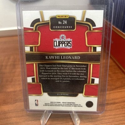 KAWHI LEONARD 22-23 Panini Select #65 Concourse GREEN WHITE PURPLE PRI