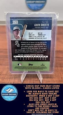Gavin Sheets SN,RC 2022 Stadium Club Chrome Orange Refractor #253/99