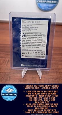 Bo Jackson 2002 Topps American Pie Spirit of America #35 Chicago White