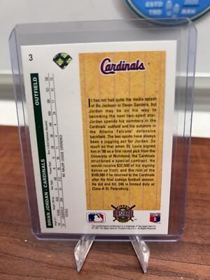 Brian Jordan RC 1992 Upper Deck #3 St. Louis Cardinals