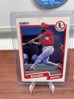Ozzie Smith 1990 Fleer #260b St. Louis Cardinals