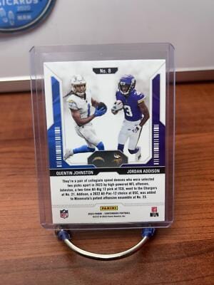 Q. Johnston / J. Addison 2023 Panini Contenders Round Numbers #8