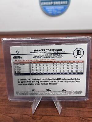 Spencer Torkelson 2024 Topps Chrome Logofractor Edition #73 Detroit Ti