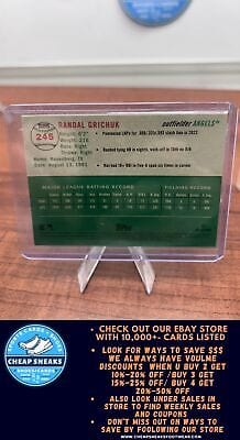 Randal Grichuk 2023 Topps Chrome Platinum Anniversary #245 Los Angeles