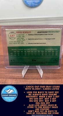 David Hensley RC 2023 Topps Chrome Platinum Anniversary #147 Houston A
