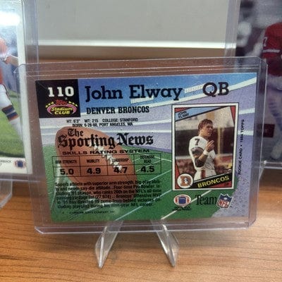 John Elway 5 Card Lot Denver Broncos 91-92 Upper Deck, 92 Topps Stad C