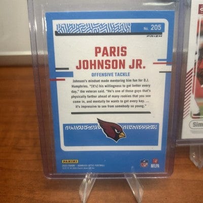 Paris Johnson Jr 2023 Donruss Optic Holo Prizm Rated Rookie RC #205 Ca