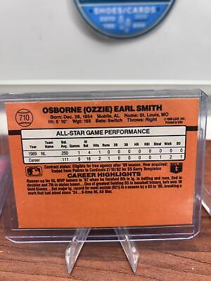 Ozzie Smith HOF 1990 Donruss All Star Game Parallel #710 St. Louis Car