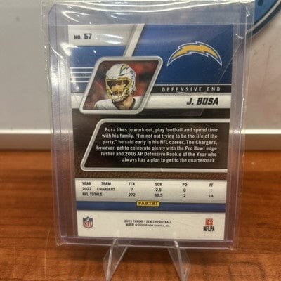 Joey Bosa 2023 Panini Zenith #57 Red Zone Los Angeles Chargers