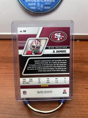 Deebo Samuel 2023 Panini Zenith #90 San Francisco 49ers