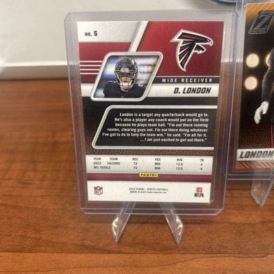 Drake London 2023 Panini Zenith Football Card #5 Atlanta Falcons+ Bonu