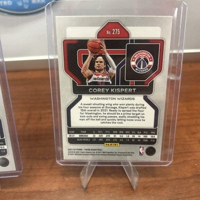 Corey Kispert (RC) 2021-2022 Panini Prizm #275 Red White & Blue Prizm