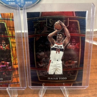 2021-22 Panini Select Orange Flash Prizms Isaiah Todd #65 Rookie Wizar