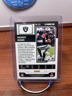 Davante Adams 2023 Panini Contenders Season Ticket Retail #53 Las Vega