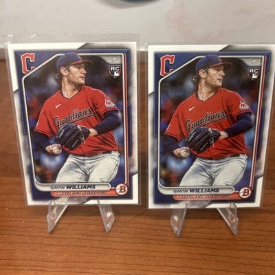 2024 Topps Bowman Baseball Gavin Williams #66 (RC) Cleveland Guardian