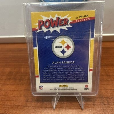 Alan Faneca 2021 Panini Contenders Power Players #PP-AFA Pittsburgh St