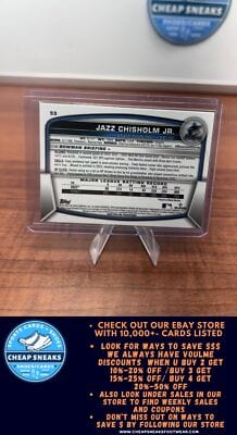 Jazz Chisholm Jr. 2023 Bowman Chrome #53 Miami Marlins